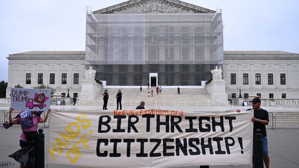 Supreme Court reviews case concerning American citizenship at birth