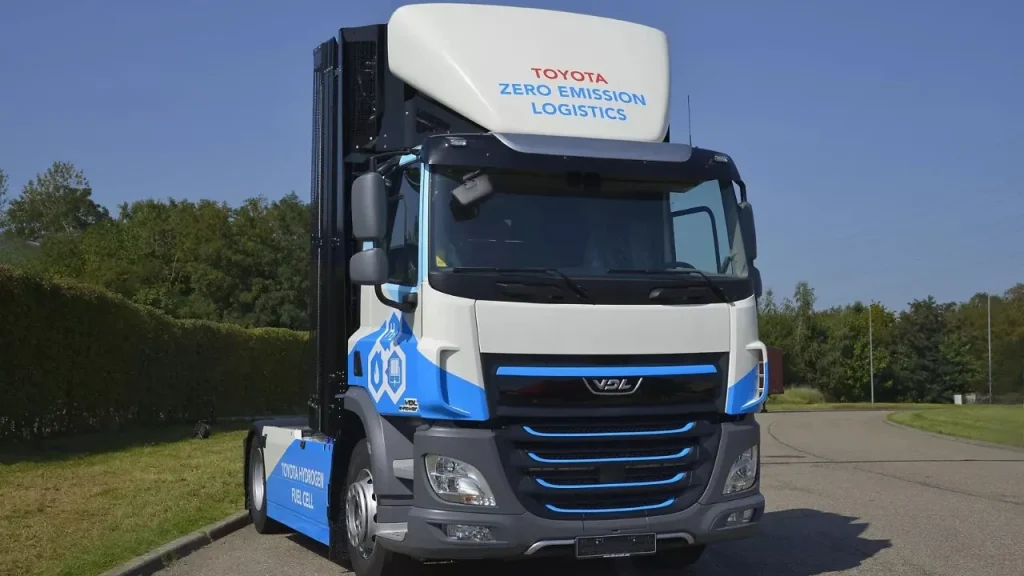 Toyota, Daimler Truck, and Volvo collaborate on hydrogen fuel cell technology for trucks.