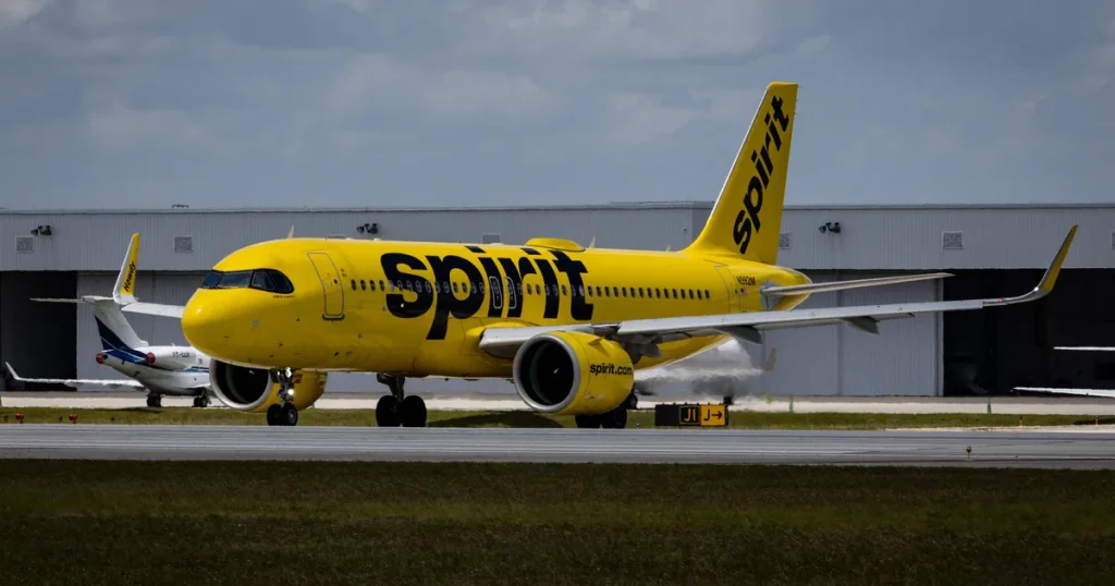 Trump indicates he is considering a government acquisition of Spirit Airlines if the conditions are favorable.