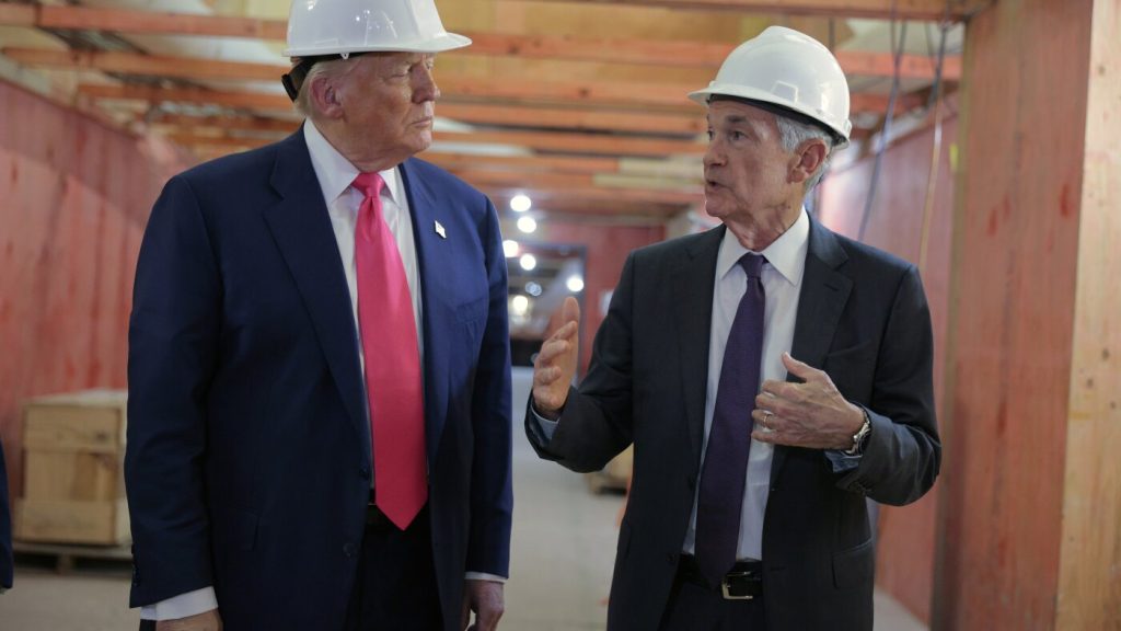 Trump reiterates possibility of dismissing Federal Reserve Chair Jerome Powell.