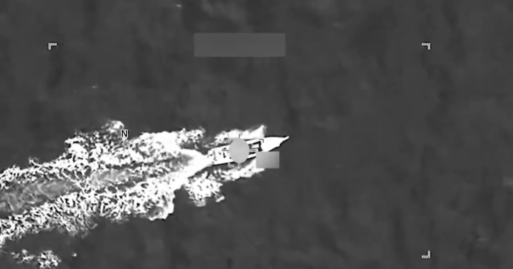 U.S. military reports that three people died in a strike on a suspected drug trafficking vessel in the Caribbean Sea.