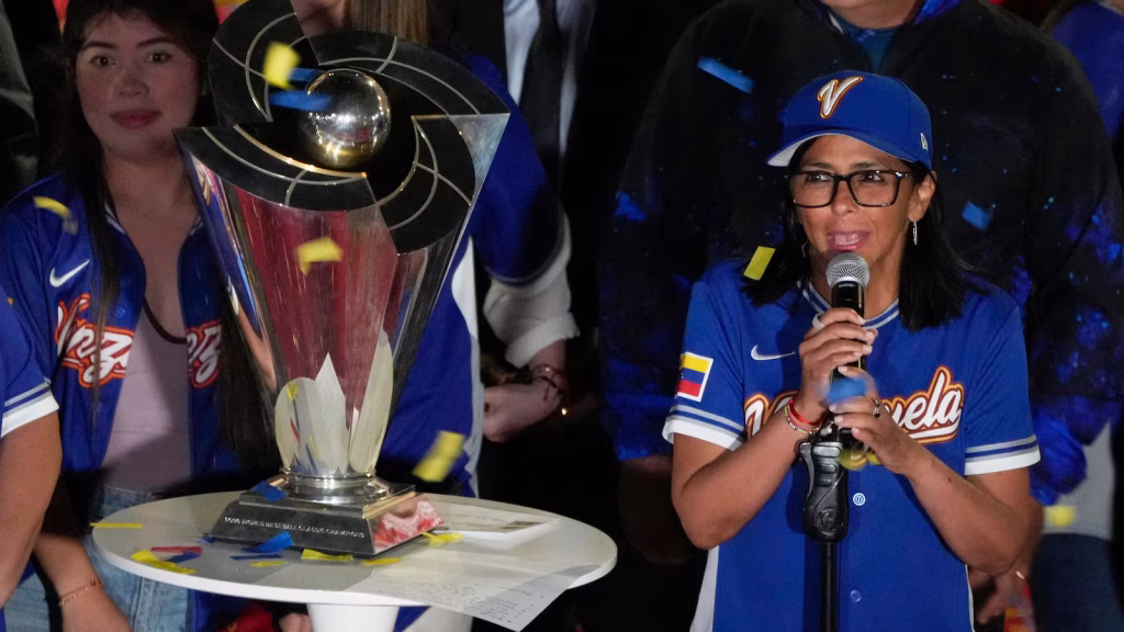 United States removes sanctions imposed on Venezuela’s interim leader Delcy Rodríguez.