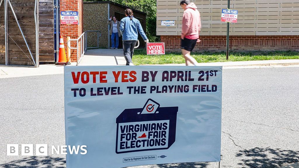 Virginia enacts new redistricting plan that may benefit Democrats in upcoming midterm elections.