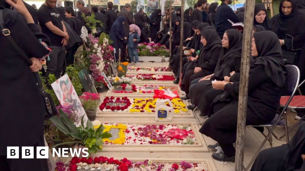 [BBC interviews Iranian civilians affected by the consequences of conflict.