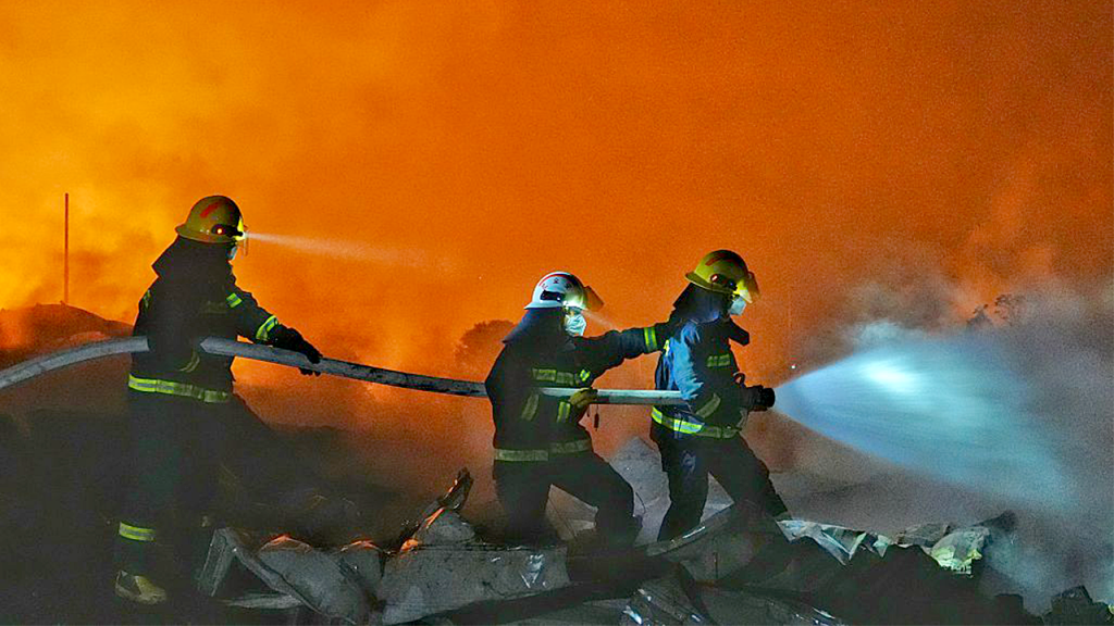 [Blast at fireworks facility in China results in 21 fatalities and 61 injuries, according to official reports.