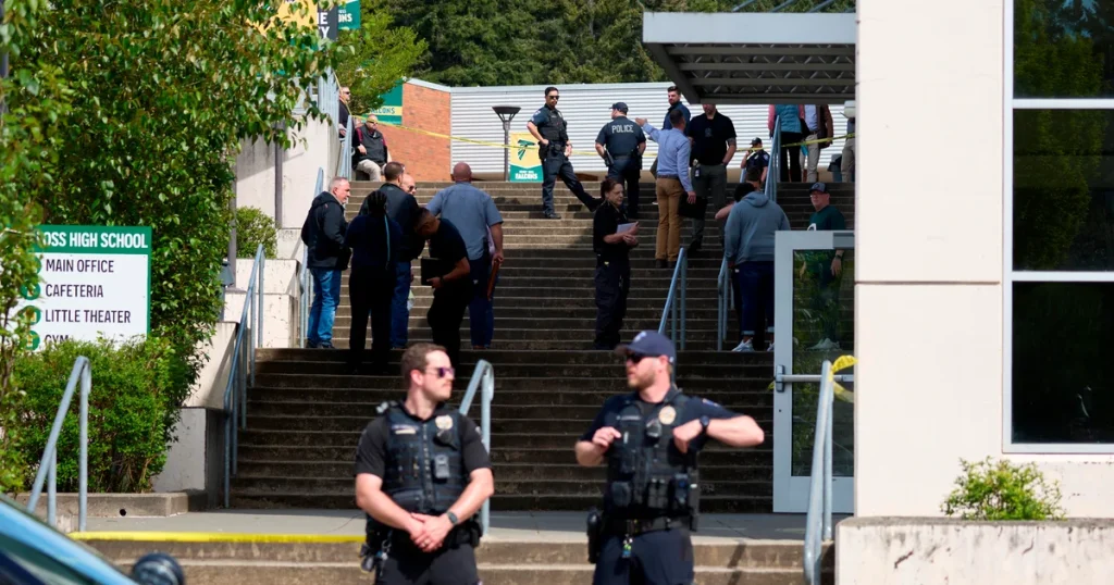 Five injured in potential stabbing incident at high school in Washington, authorities report.