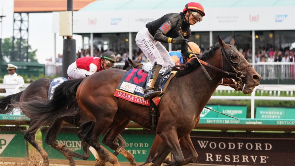 Golden Tempo wins the Kentucky Derby, marking Cherie DeVaux as the first female trainer of a winning horse in the event's history.