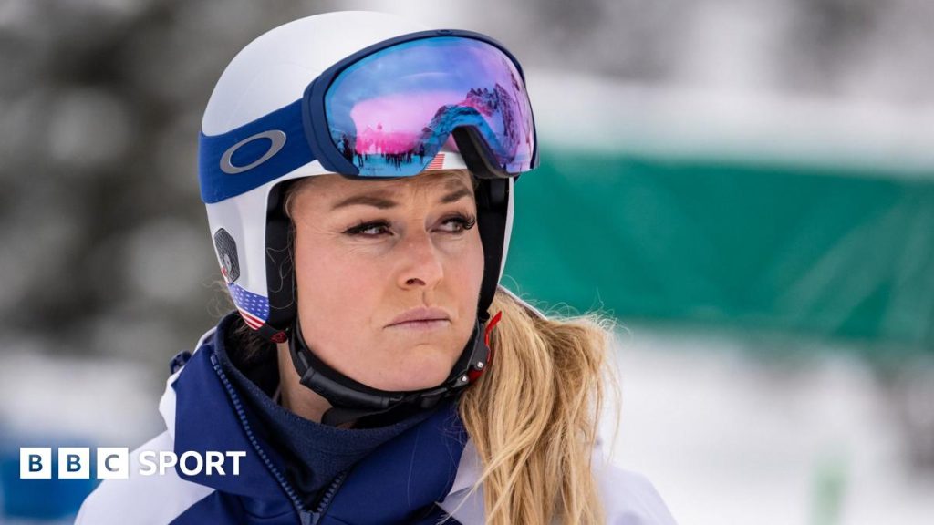 [Lindsey Vonn expresses uncertainty about retirement following Olympic crash, continues to focus on recovery.