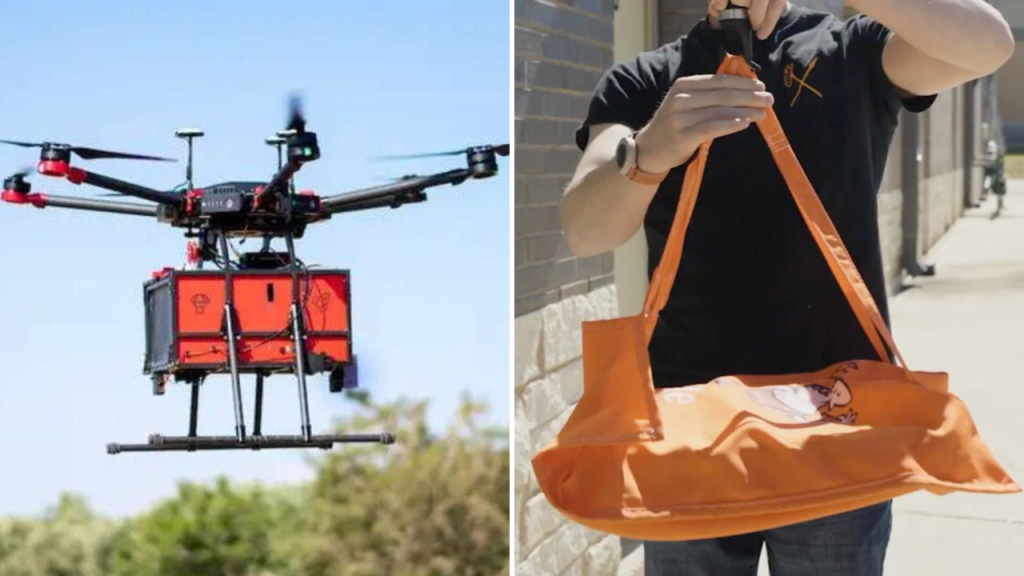 Little Caesars partners with Flytrex to introduce drone pizza delivery service in Texas.