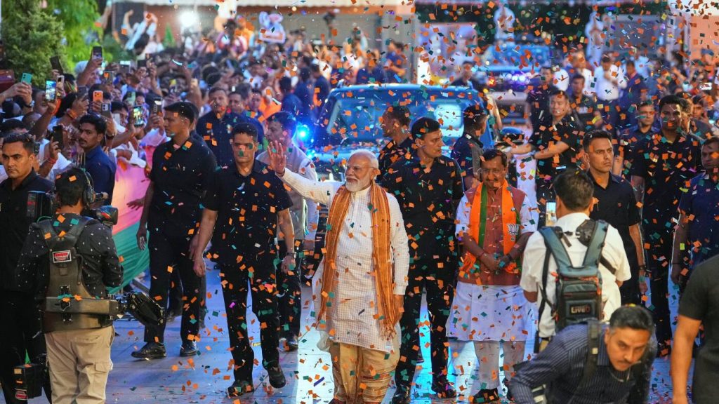 Modi's political party wins significant victory in West Bengal state elections in India.