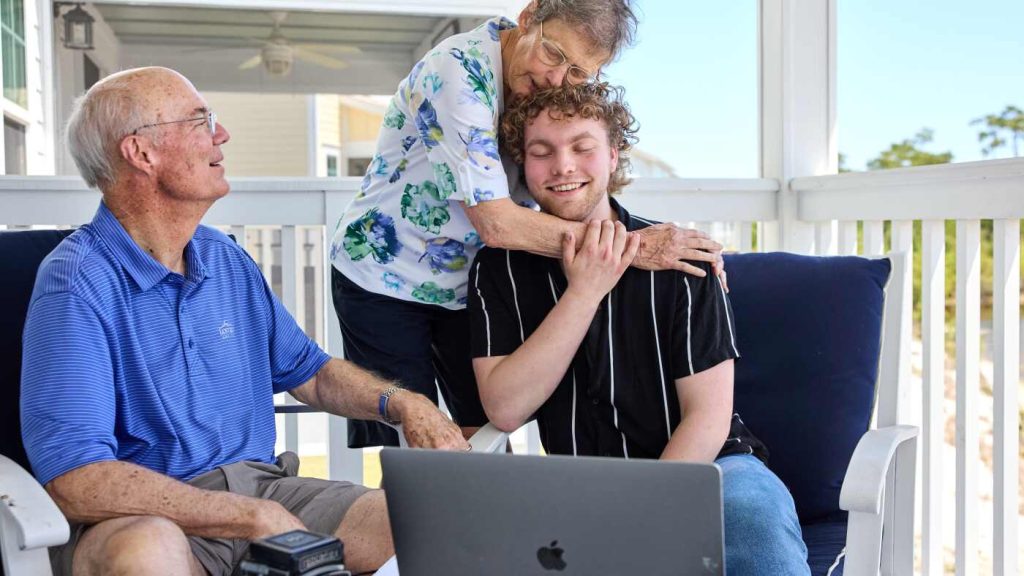 NPR's College Podcast Challenge honors a winner addressing issues of elderly care and dementia related to grandparents.