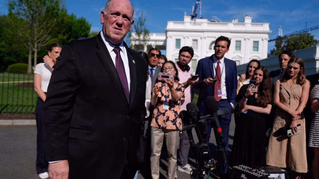 New York plans to limit ICE operations amid warnings from Trump's border official.
