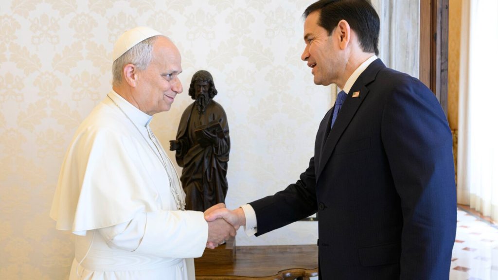 Rubio travels to Vatican as tensions rise between Trump and Pope Leo.