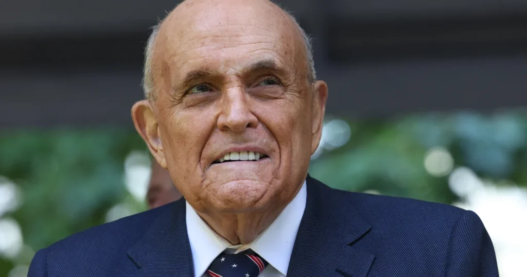 Rudy Giuliani admitted to hospital in serious condition, according to representative.