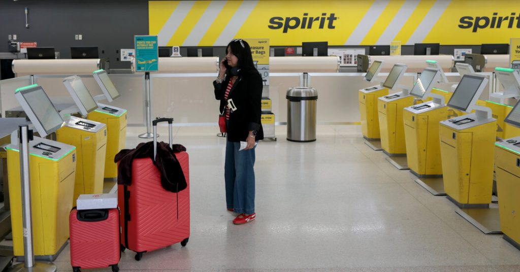 Spirit Airlines Halts All Operations, Leaving Travelers Trapped