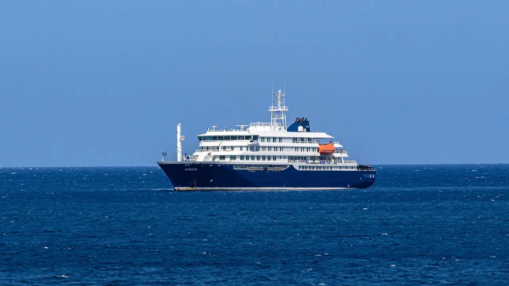 [Three deaths linked to potential hantavirus outbreak aboard Atlantic cruise ship, according to WHO.