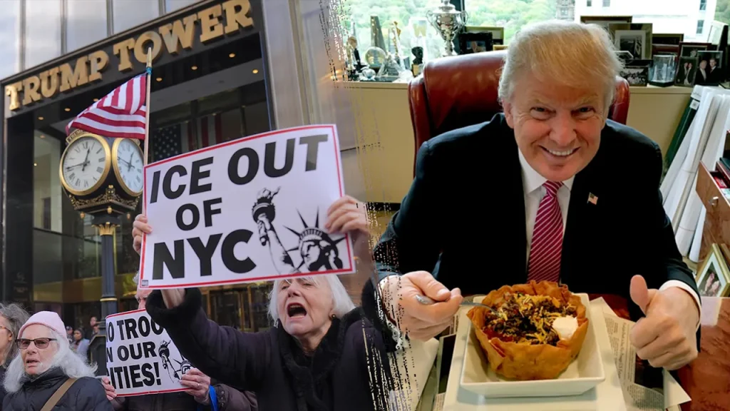 Trump celebrates Cinco de Mayo by sharing a new graphic for 'NICE' ICE on Truth Social.