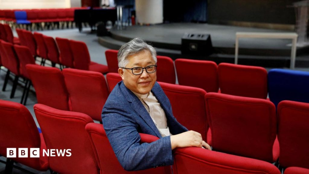 [Jin Mingri, leader of a Chinese underground church, released from incarceration.