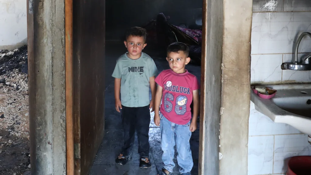 Israeli settlers ignite fire at Palestinian residence during family's slumber in ongoing conflict