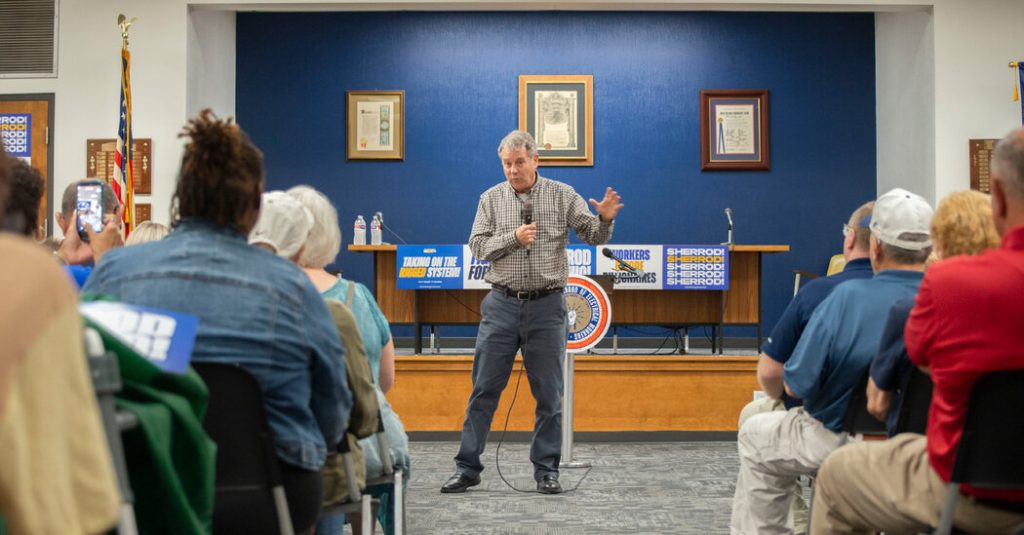 Sherrod Brown Aims to Return to Senate in Ohio, Emphasizing His Populist Message